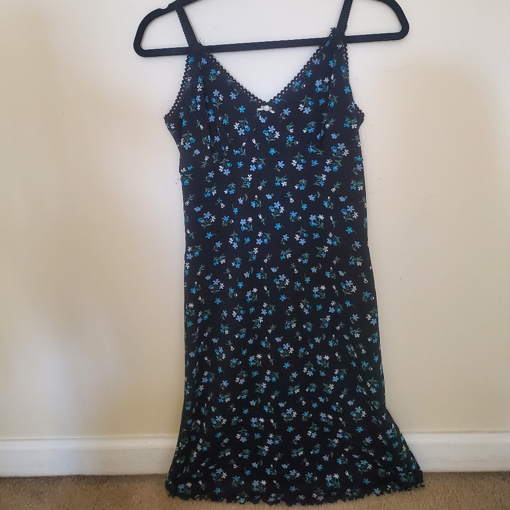 Floral V Neck Summer Dress